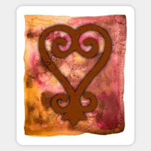 Adinkra Sankofa African Tribal Symbol Sticker